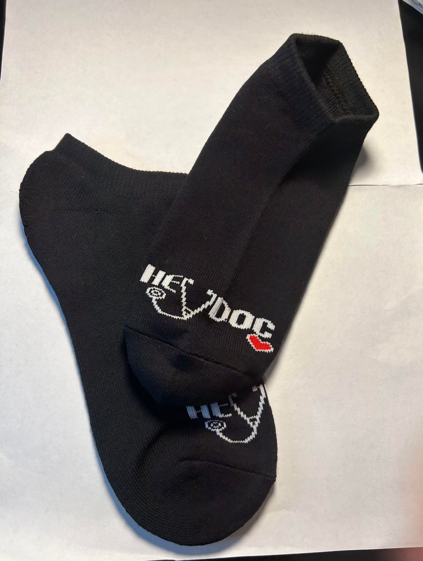 Black HeyDoc Socks