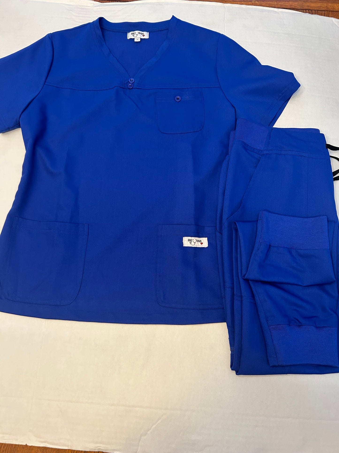 Galaxay Blue Scrub Set